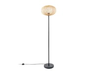 Lindby - Solvira Gulvlampe Bamboo/Black