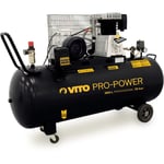 Vito Pro-power - Compresseur d'air à Courroie triphasé 300L 10 Bar 4000W 5.5CV vito 500L/min.