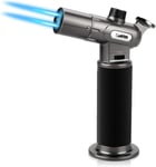 Cadrim Kitchen Blow Torch 1300°C Dual Flame Adjustable Refillable Small