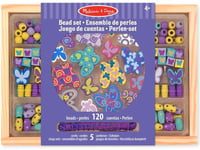 Melissa & Doug Butterfly Friends Bead Set, Pärlset För Barn, 4 År, Multifärg, 155 Styck