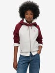 Superdry Essential Baseball Hoody - Multi, Multi, Size 16, Women