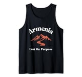 Lost On Purpose Armenia Travel Vacation Armenia Tank Top