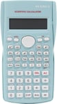 KK-82MS-D Calculatrice Scientifique Portable avec 240 Fonctions Affichage à Deux Lignes pour Fournitures de rentrée Scolaire, étudiants, Enseignants, Affaires, Bureau, Maison (Vert)