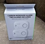 FireAngel FA6813-EU-T2  Twin Pack Battery Carbon Monoxide Alarms  FA6813