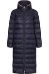 Tommy Hilfiger Women's LW Down Maxi WW0WW35953 Down Coats, Blue (Desert Sky), M