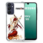 Cokitec Coque Renforcée pour Samsung Galaxy A16 5G Manga Fairy Tail Erza