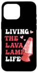 Coque pour iPhone 16 Pro Max Lampe à lave Life Collector années 70 hippie vintage