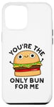 Coque pour iPhone 12 Pro Max Tu es le seul pain pour moi, jeu de mots amusant à hamburger