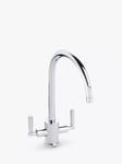 Abode Atlas Monobloc Aquifier Water Filter 2 Lever Kitchen Tap