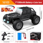 70 0r 50KM/H 4WD RC Car with LED Remote Control High Speed 4X4 Truck Kids Toys