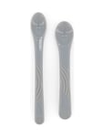 Twistshake 2X Feeding Spoon Set 4+M Pastel Grey Grey Twistshake