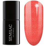 Semilac Vernis à ongles gels semi-permanents UV 392 Red HeartBreaker 7ml