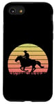 Coque pour iPhone SE (2020) / 7 / 8 Rodéo rétro cavalier western cowboy cadeau homme femme enfant