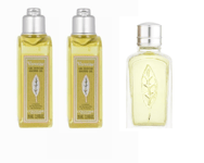L'OCCITANE Lot De 3 Produits Verveine Avec 2 Gel Douches 70mL+Parfum 10mL / EBRJ