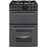 Belling MRA FARMHOUSE 60 444411812 - Grey Dual Fuel Cooker - 33/70L Ovens - AirFry - A Energy