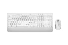 Logitech Signature MK650 Combo for Business - sæt med mus og tastatur - QWERTZ - tjekkisk - off-white Indgangsudstyr