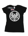 Marvel Womens/Ladies Agents Of SHIELD Distressed Logo Cotton T-Shirt - XL