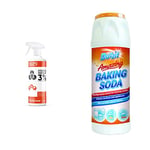 McKLords Hydrogen Peroxide 3%, 1 Litre & Duzzit Amazing Baking Soda Multi Purpose Household Cleaner, 500 g (Pack of 1)