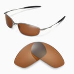 Walleva Replacement Lenses for Oakley Whisker Sunglasses - Multiple Options