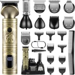 Tondeuse Barbe Homme Kit Professionnel Tondeuse Cheveux Rasoirs Électriques 0 Mm