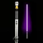 JLKJBH Luminous Sound Effect Lightsaber Rgb Toy Sword Props Gift Laser Sword, Metal Handle Lighting Toy