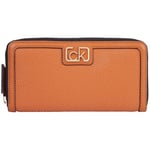 Portefeuille Calvin Klein Jeans  Compagnon  ref_50870 GC9 Marron 19*10*2