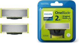 Philips OneBlade-ersättningsblad 2-pack passar alla OneBlade-handtag (modell QP220/50)