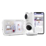 Hubble Nursery Pal Dual Vision 5 Video Baby Monitor White