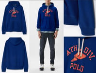 Polo Ralph Lauren Fleece Hoodie Hooded Sweater Sweatshirt Sports Jumper M