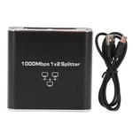 1000 Mbps Ethernet-kaapelin jakaja 1-2 Yhteensopiva Cat5 Cat5e Cat6 Cat7 Two Devices kanssa Share RJ45 Network Splitter