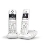 Gigaset Téléphone sans fil AS690 Duo - blanc