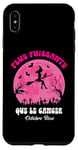 Coque pour iPhone XS Max Octobre Rose 2024 Ruban Cancer Du Sein Halloween sorcière