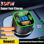 2pcs 380W Car Phone Charger USB Charge Adapter Universal Mini Car Charger  Auto