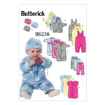 Butterick 6238- Babysett STRL: Alle størrelser inkludert