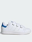 adidas Originals Stan Smith Comfort Closure Shoes Kids - White, White, Size 12.5 Younger