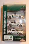 MAJORETTE 3 INCHES COFFRET POLICE DUBAI PORSCHE PANAMERA AUDI R8 FORD MUSTANG