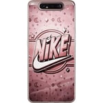 Samsung Galaxy A80 Genomskinligt Skal Nike Rosa