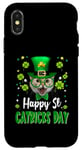 Coque pour iPhone X/XS Cat St Patricks Day St Catricks Day Lucky Charm Cats Lovers