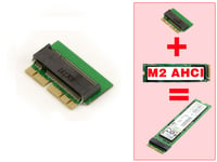 Adaptateur M2 (M.2 NGFF) vers MACBOOK 2013 2014 2015 Pour monter un SSD M2 PCIe sur un Mac. Version pour SSD de type AHCI. Pour monter un SSD M2 PCIe sur un Mac. Version pour SSD de type AHCI.