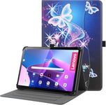 HGWALP Étui Universel pour Tablette 9-10.5 Pouces,Housse Folio Support en Cuir PU à Plusieurs Vues Angles dragonne pour Tablette Tactile 9" 10.1", avec Bande de Fixation en Silicone Réglable -PLBF