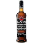 BACARDÍ Carta Negra Superior Black Rum, 40% ABV, 70cl / 700ml, Iconic Caribbean Rum Perfect for Tropical Cocktails