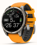 Garmin Fenix 8 47MM, Sapphire Orange Spark Edition -(010-02904-11)-New!