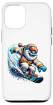 iPhone 12/12 Pro Cooler Yeti Snowboard Fun In Winter Case