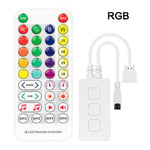 Contrôleur LED de musique Bluetooth RVB RGBW IR 38 prédire pour 2835 5050 RVB RGBCW RGBWW bande lumineuse LED IOS Android App DC5V-24V - Type For 4 pin RGB light