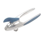 Wiltshire Colour Rush Can Opener, Chrome Plated, Anti-Slip Comfortable Soft Grip Ergonomic Easy Turn Handle, Robust Manual Tin Opener, Heavy Duty, Sharp Cutting Blades, Strong, Blue, 15.5x4.5x6.2cm