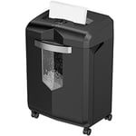 Bonsaii 16 Sheet Micro Cut Paper Shredder, P-4 High-Security, 60-Minute Heavy Duty Shredder with 23-Litres Pullout Bin, Black (C149-D NEW)