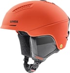 uvex Ultra Mips - Casque de Ski pour Hommes et Femmes - Système Mips - Réglage de la Taille Individuel - Fierce Red Matt - 51-55 cm