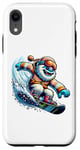 iPhone XR Cooler Yeti Snowboard Fun In Winter Case