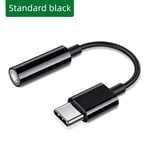 Adaptateur Usb Type C vers 3.5mm Aux,câble Audio Jack 3.5,pour Samsung Galaxy S23,S22,S21 Ultra,S20,Note 20,10 Plus,Tab - Type Standard black #A