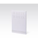 Fabriano 19100420 White Block, papier blanc brillant avec finition mate 300 g/m² DIN A3 20 feuilles, idéal pour les pastelles, crayons de couleur et marqueurs